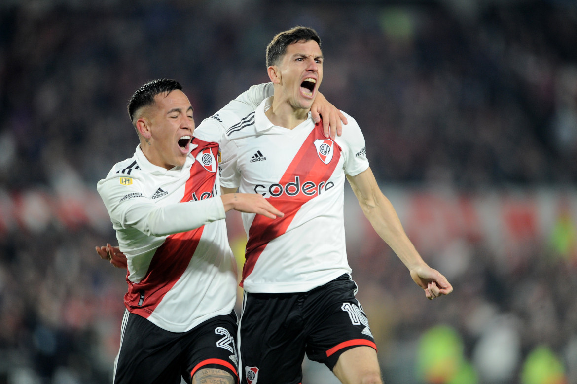 River Plate venció a Instituto de Córdoba y continúa en lo más alto. Foto: Télam.