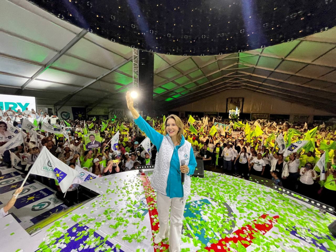 Zury Rios, la candidata de Valor-Unionista. Foto: Reuters.