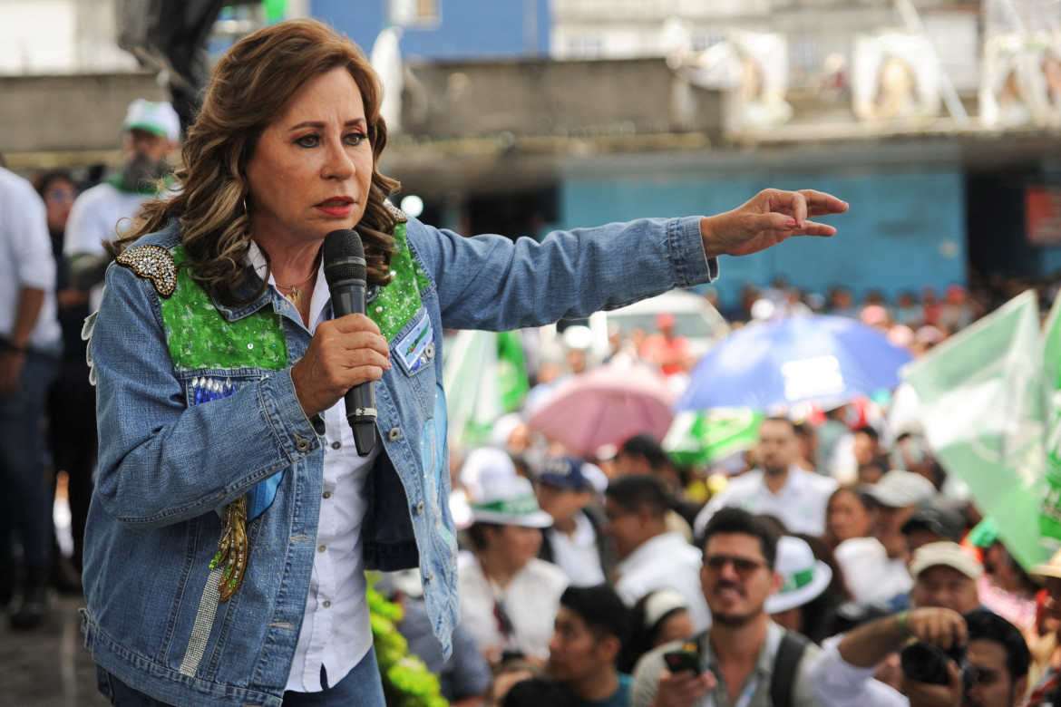 Sandra Torres, la candidata de UNE. Foto: Reuters.