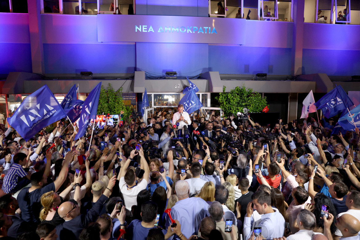 Mitsotakis se queda con la mayoría parlamentaria en Grecia. Foto: Reuters.