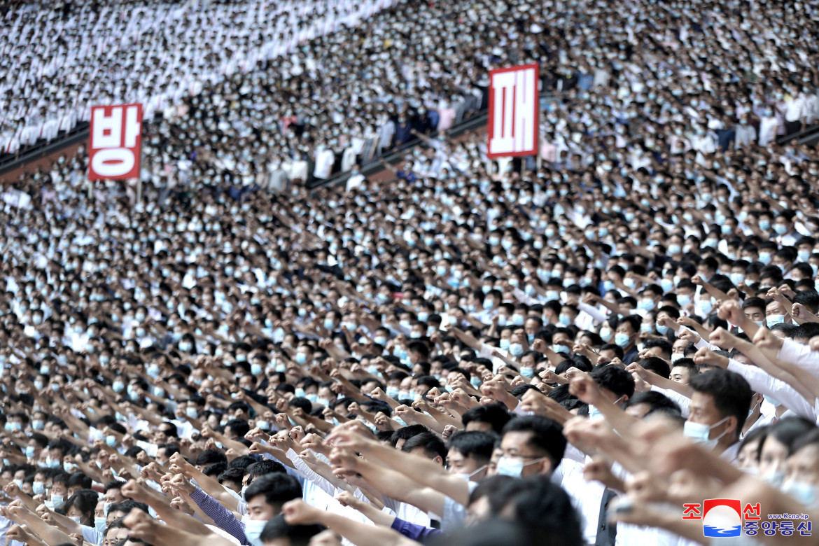 Acto por el aniversaro de la Guerra de Corea, Corea del Norte. Foto: Reuters.