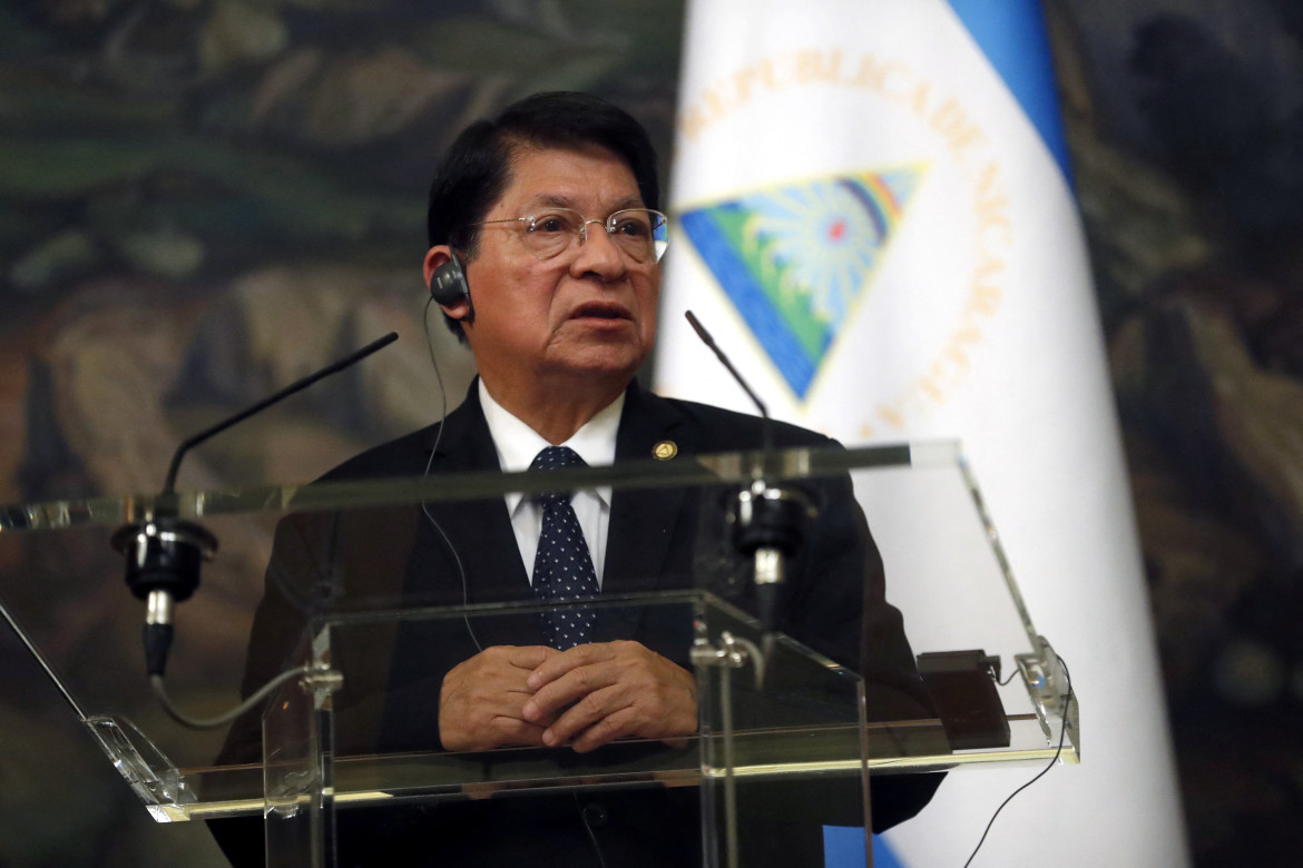 Denis Moncada, canciller de Nicaragua. Foto: Reuters.