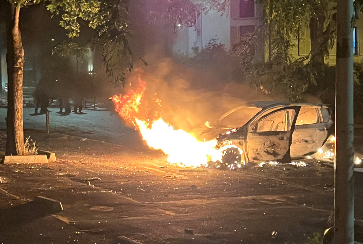 Manifestaciones e incidentes en Francia. Foto: NA.