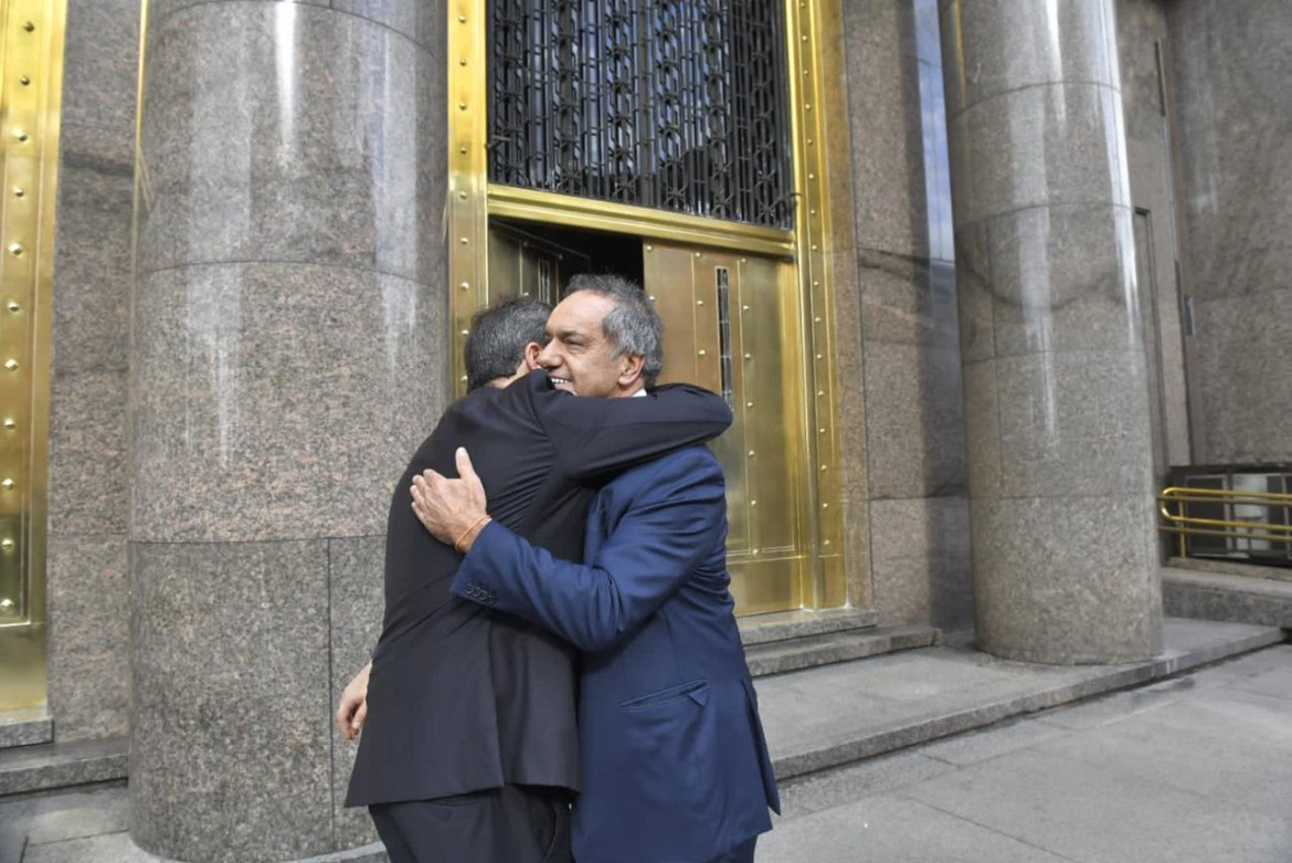 Sergio Massa y Daniel Scioli. Foto: Ministerio de Economía.