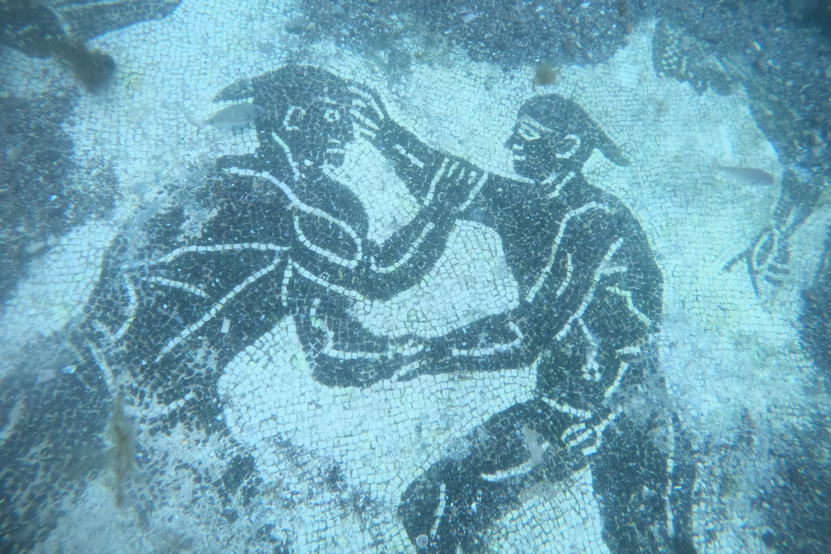 Baia, la imponente ciudad romana sumergida bajo el mar hace 2000 años. Foto: EFE.