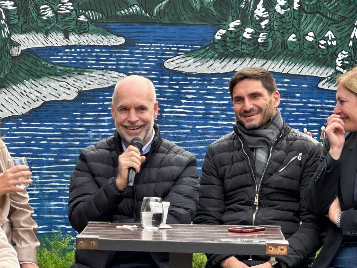 Maximiliano Pullaro y Horacio Rodríguez Larreta. Foto: Twitter.