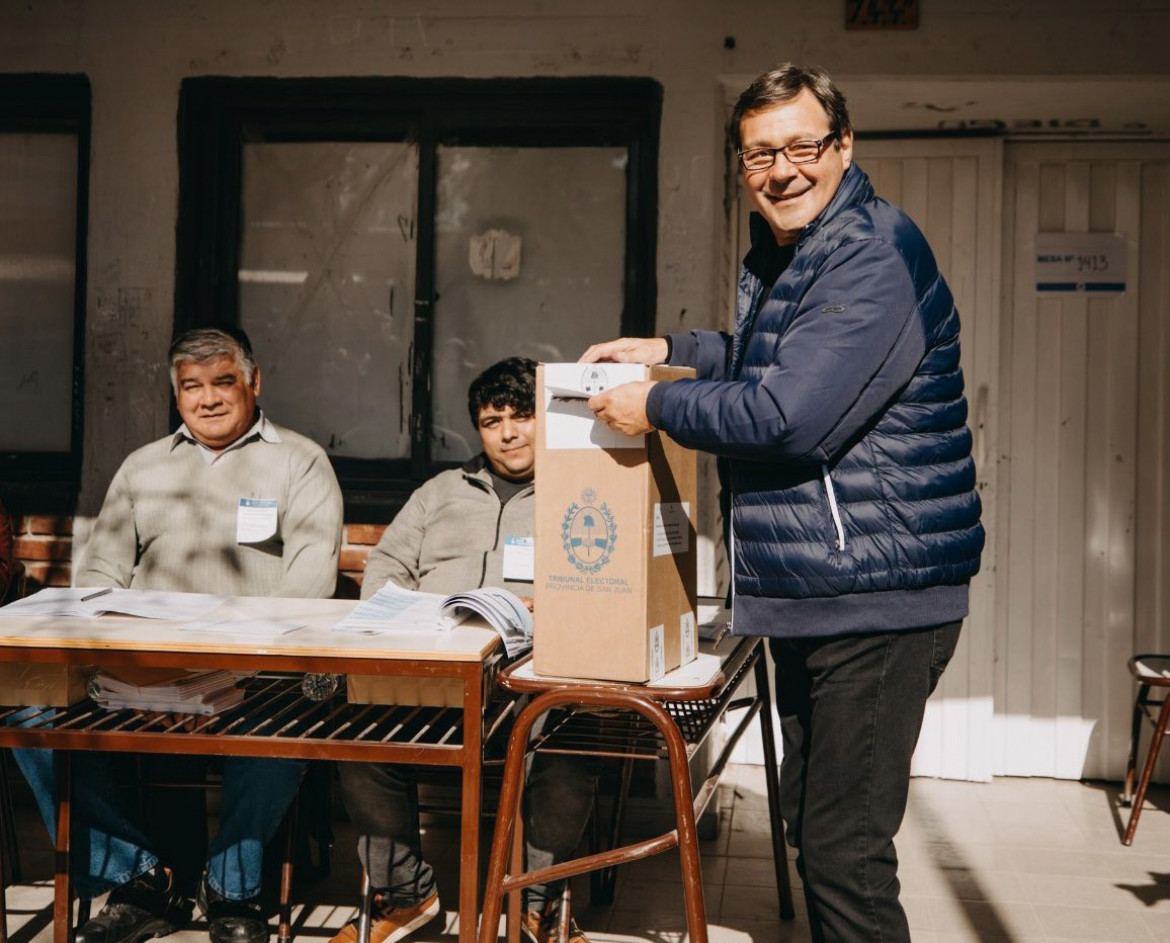 Rubén Uñac, elecciones en San Juan. Foto: NA.