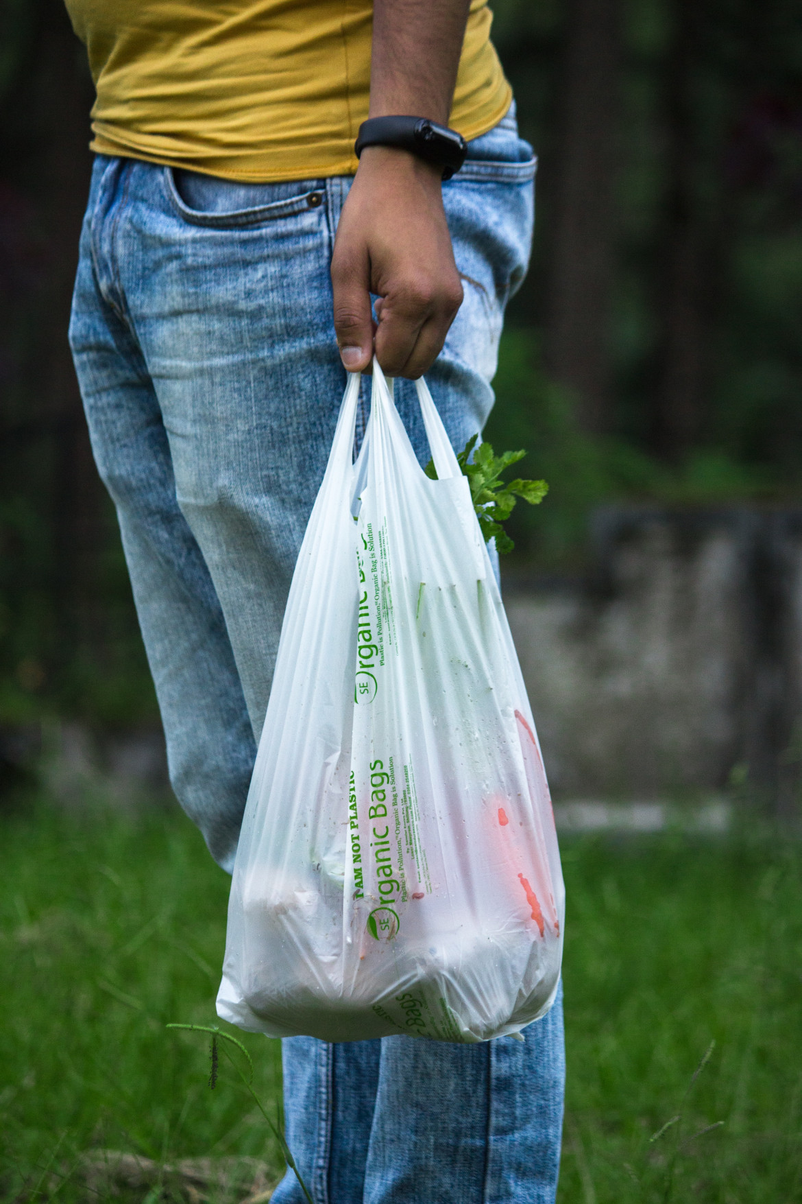 Bolsa de plástico. Foto: Unsplash.