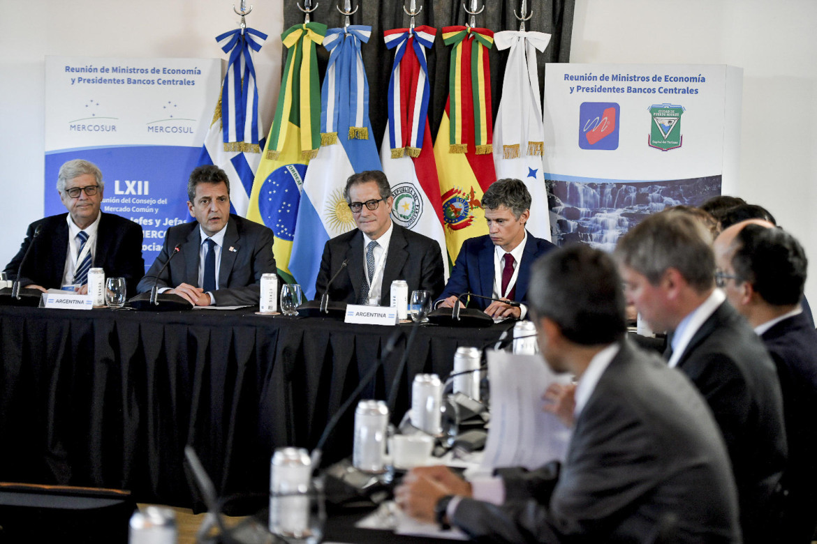 Sergio Massa, en la reunión de Ministros de Exteriores del Mercosur. Foto: EFE.