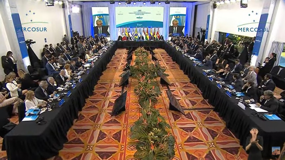 Cumbre del Mercosur en Argentina. Foto: captura de video.
