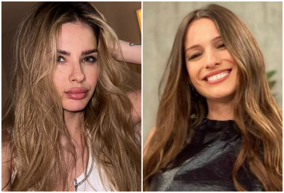 La "China" Suárez y Pampita. Fotos: Instagram.