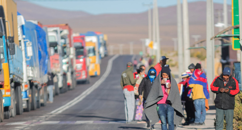 Migración en Chile. Foto: EFE