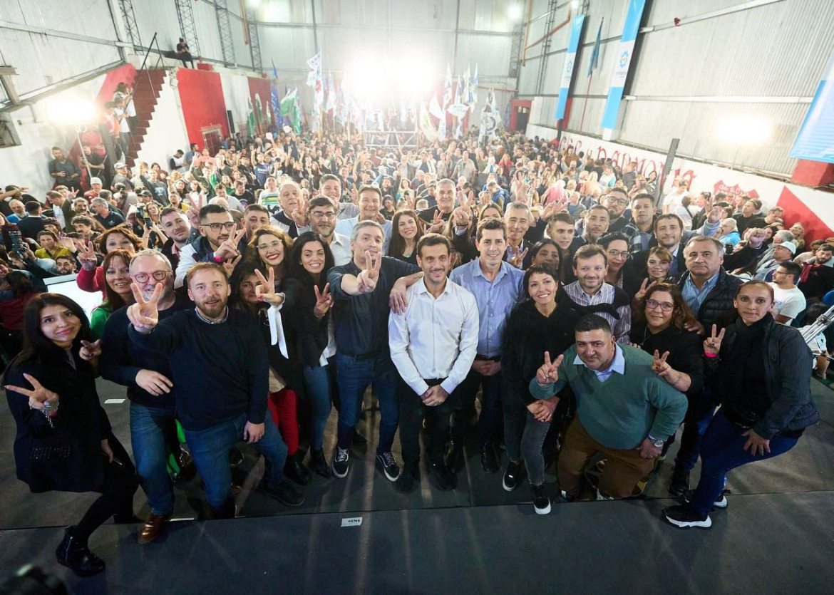 Acto con Máximo Kirchner en Lanús. Foto: Prensa.