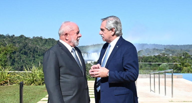 Lula da Silva y Alberto Fernández. Foto: Reuters.