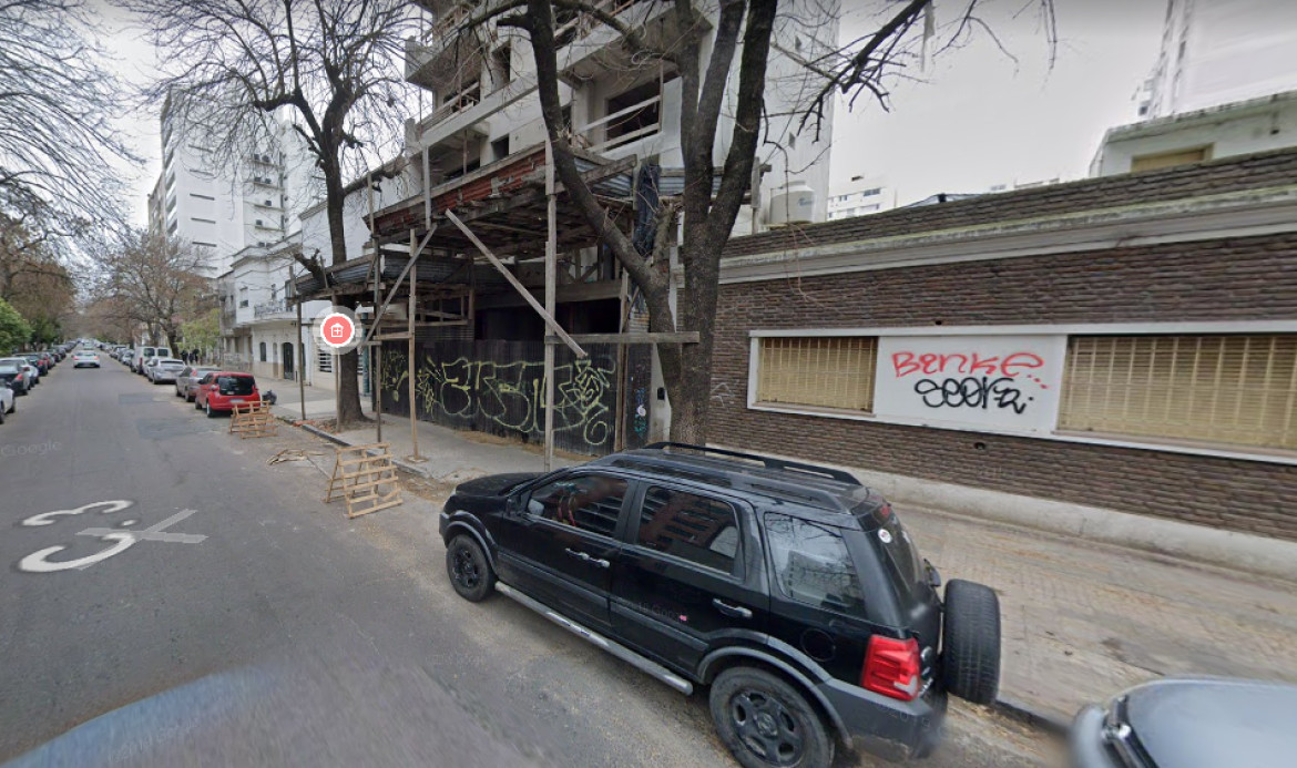 La zona en donde ocurrió el incidente en La Plata. Foto: Google Maps.
