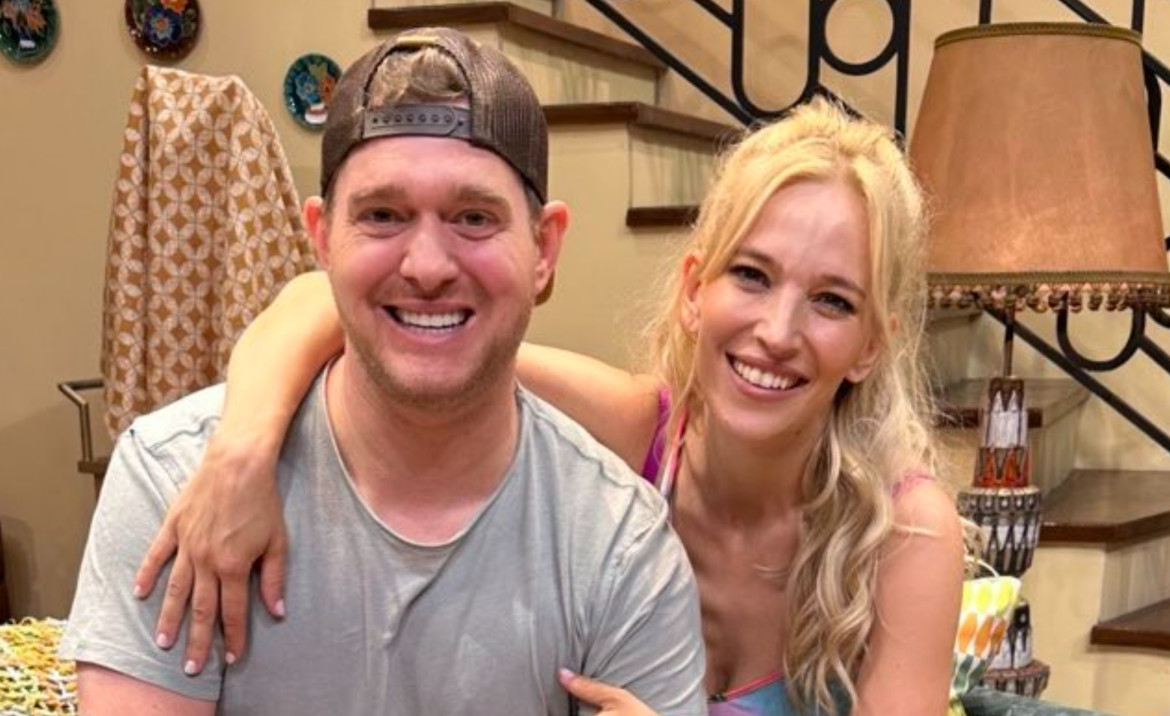 Michael Bublé y Luisana Lopilato. Foto: Instagram/michaelbuble.