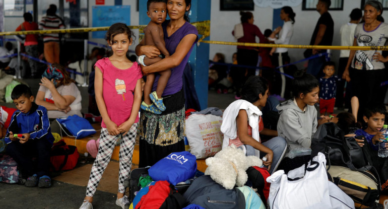 Venezolanos en el exilio. Foto: Reuters