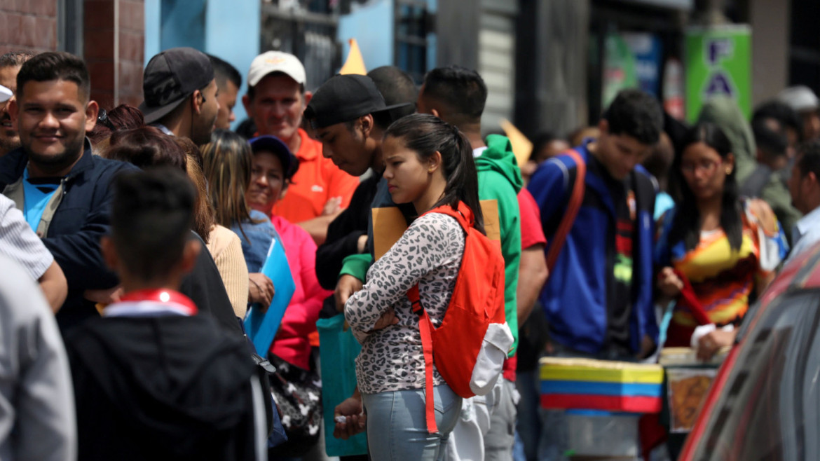 Venezolanos en el exilio. Foto: Reuters