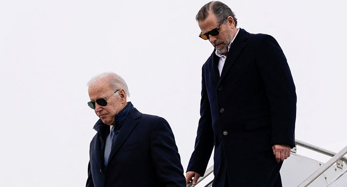 Joe Biden y Hunter Biden, EEUU. Foto: Reuters