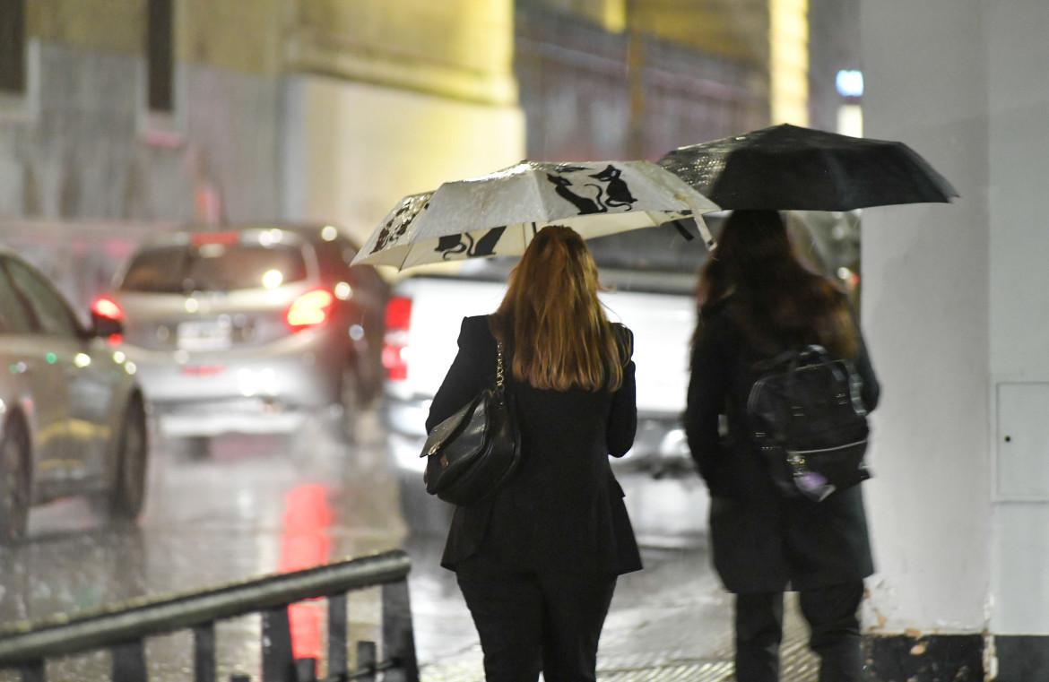 Lluvia, estado del clima. Foto: NA.