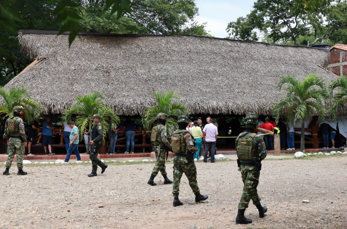 La violencia de el ELN en Colombia. Foto: EFE.