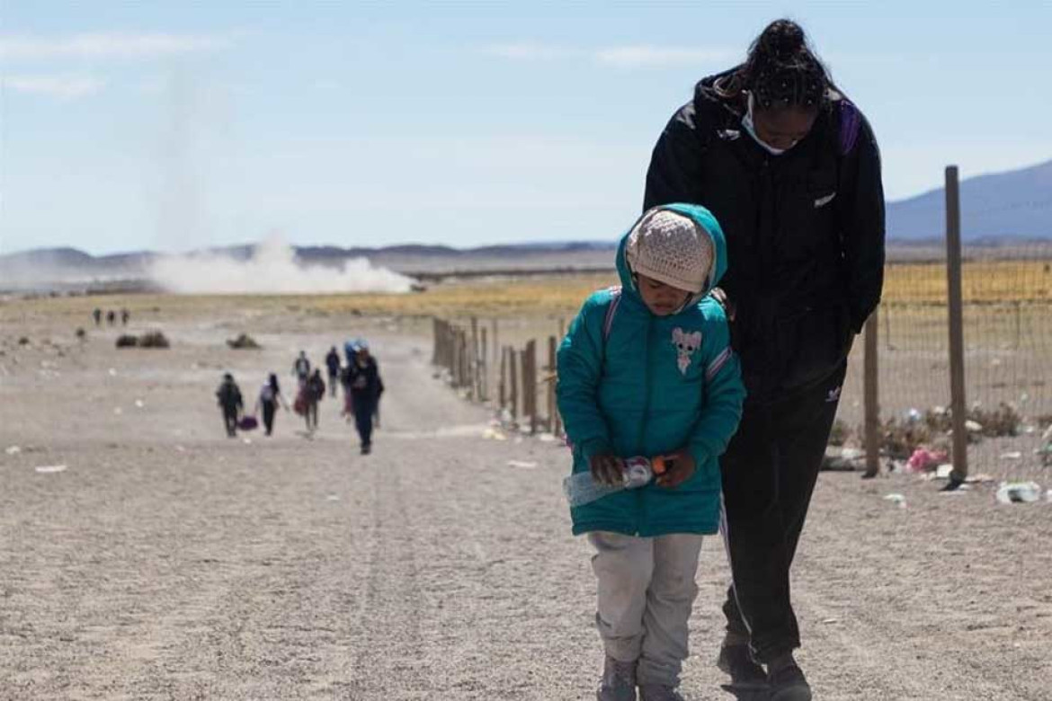 Migrantes en Chile. Foto: Reuters