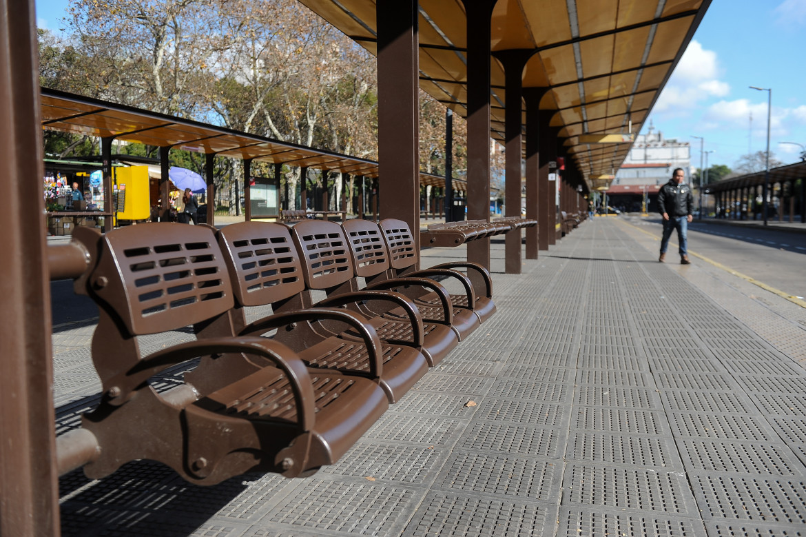 Paro de colectivos de la UTA. Foto: Télam