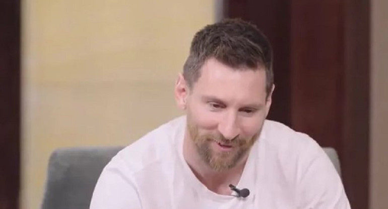 Lionel Messi, entrevista. Foto: captura de video