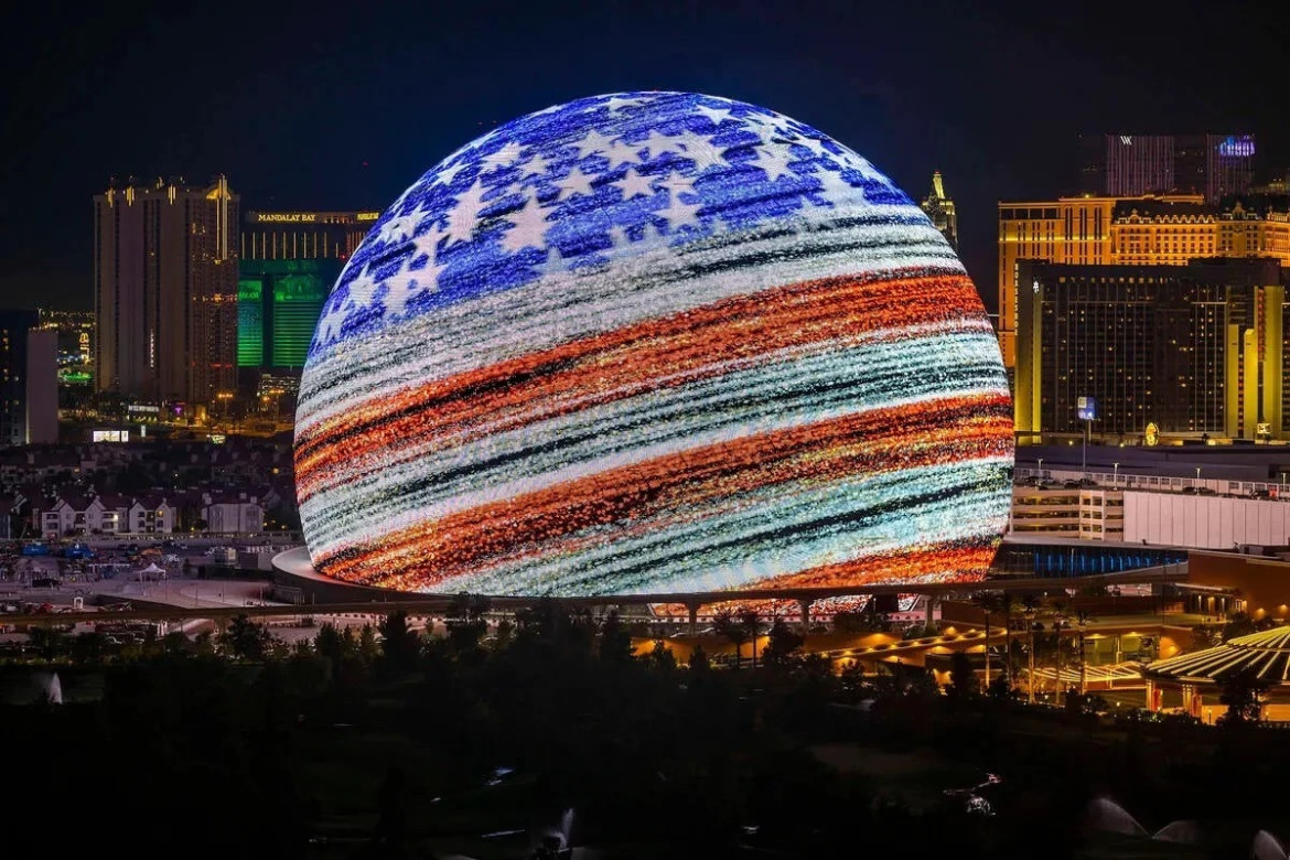 MSG Sphere: la impactante esfera en Las Vegas. Foto: NA.