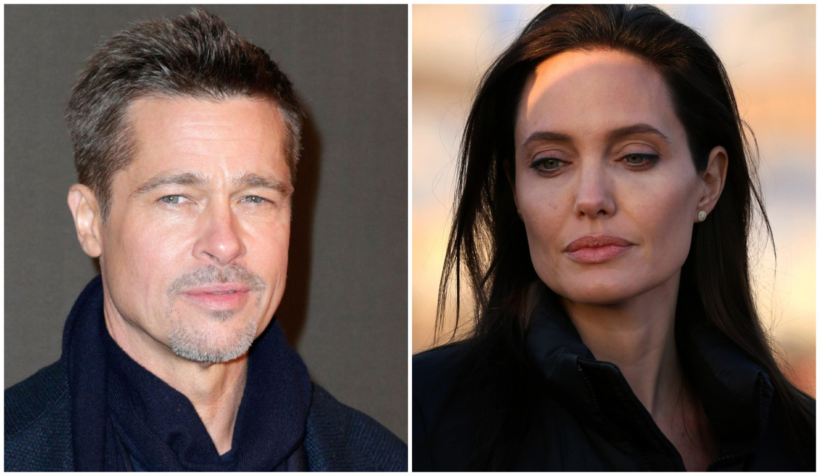 Brad Pitt y Angelina Jolie. Fotos: NA.