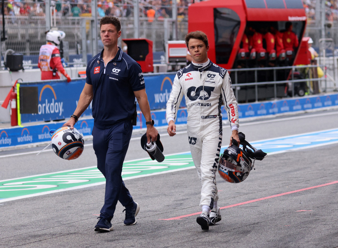 Nyck de Vries fue despedido de AlphaTauri en Fórmula 1. Foto: Reuters.