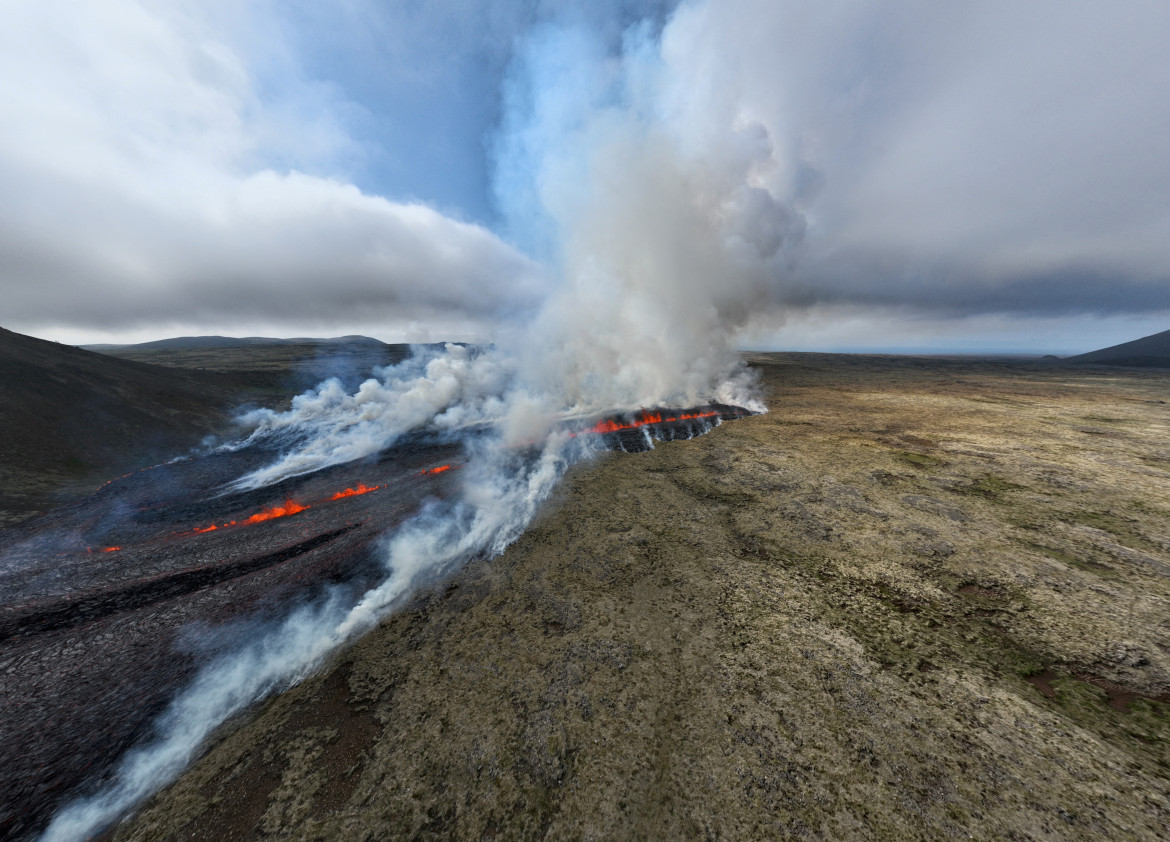 Volcán Fagradalsfjall. Foto: Reuters.