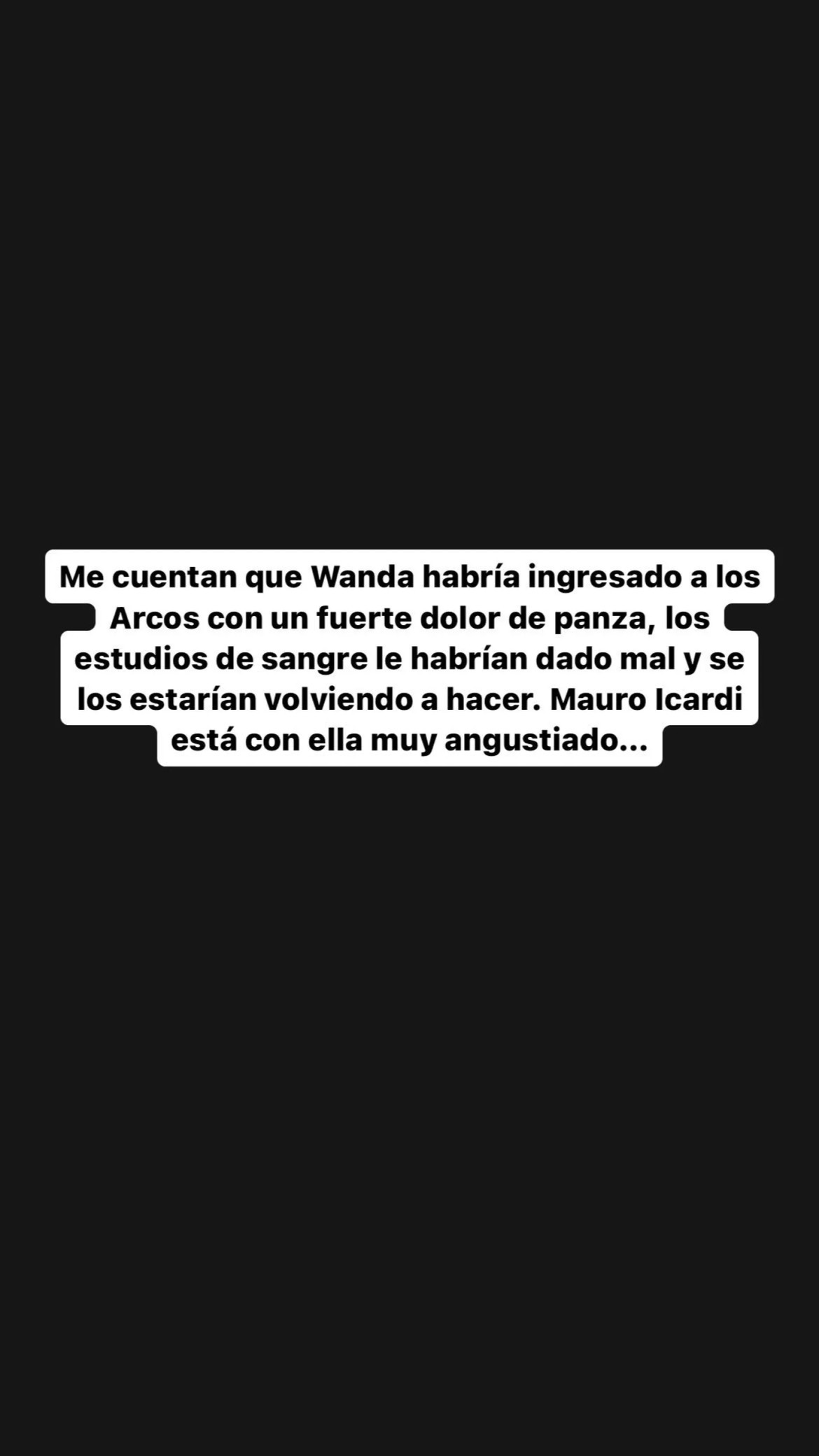 La información que brindó Gossipeame. Foto: Instagram.