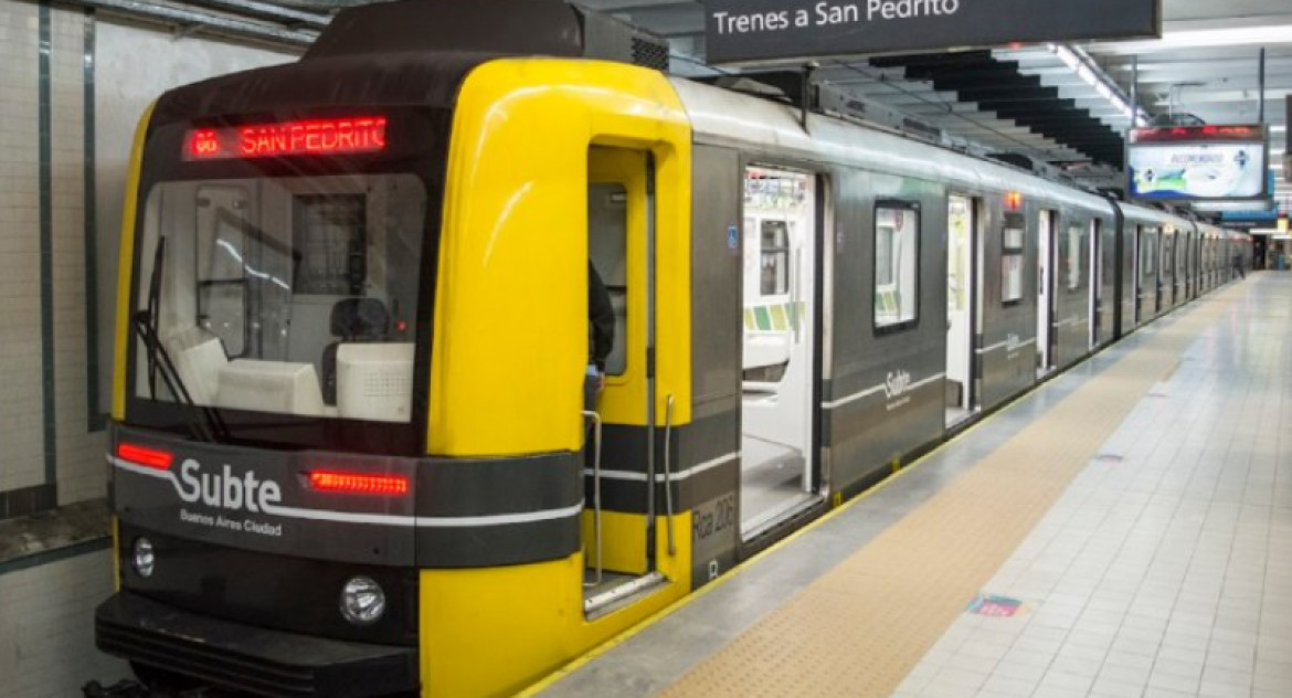 Subte, transporte público. Foto: NA