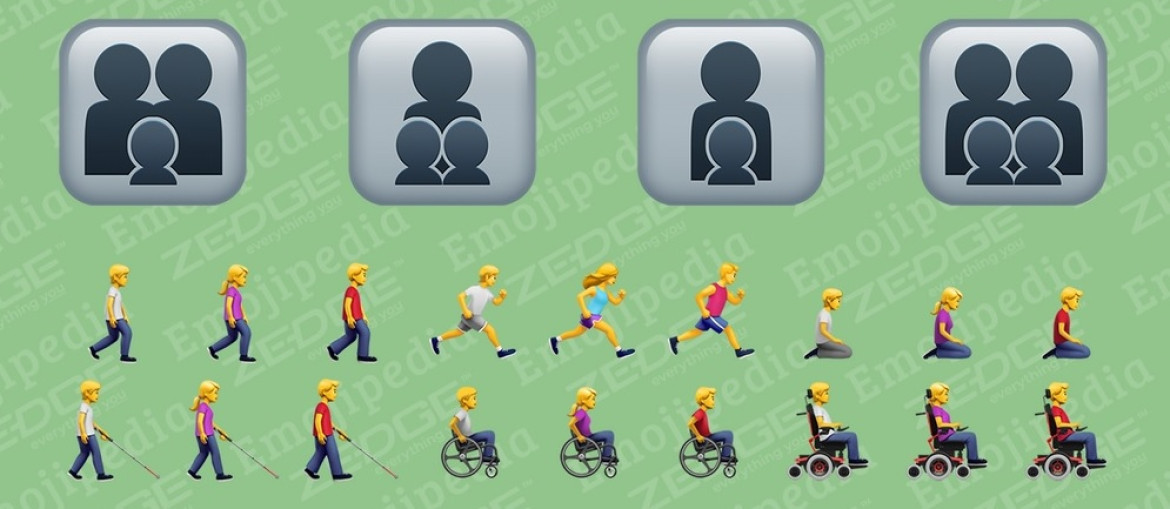 Algunos de los nuevos emojis. Foto: Emojipedia.