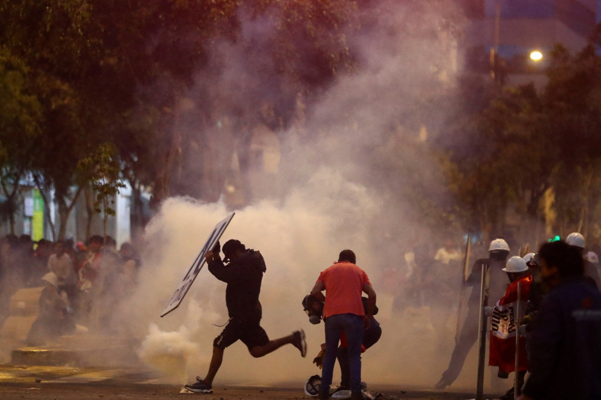Protestas y represión en Perú. Foto: NA.