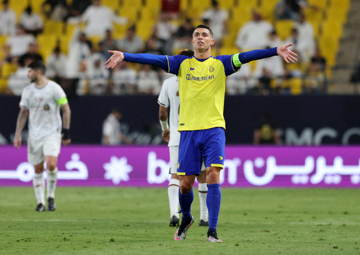 Cristiano Ronaldo destacó el nivel de la liga saudí tras ser goleado por el Celta de Vigo. Foto: Reuters.