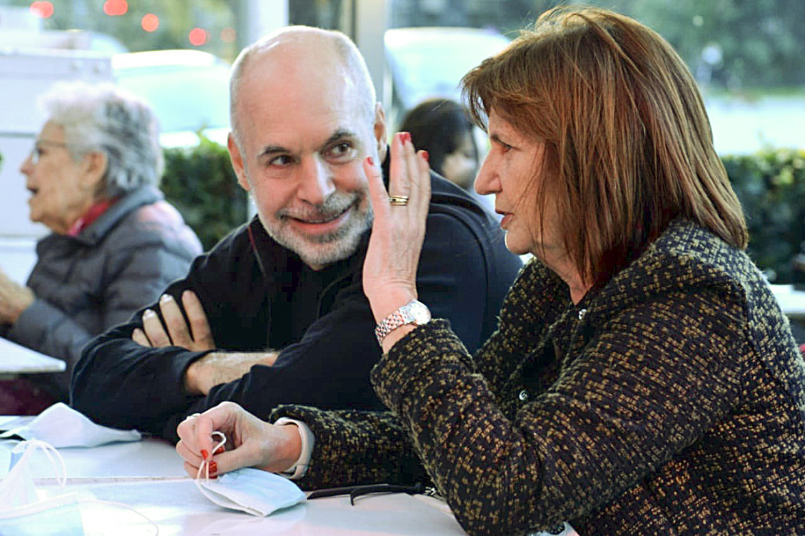 Interna en Juntos por el Cambio: Horacio Rodríguez Larreta y Patricia Bullrich. Foto: NA.