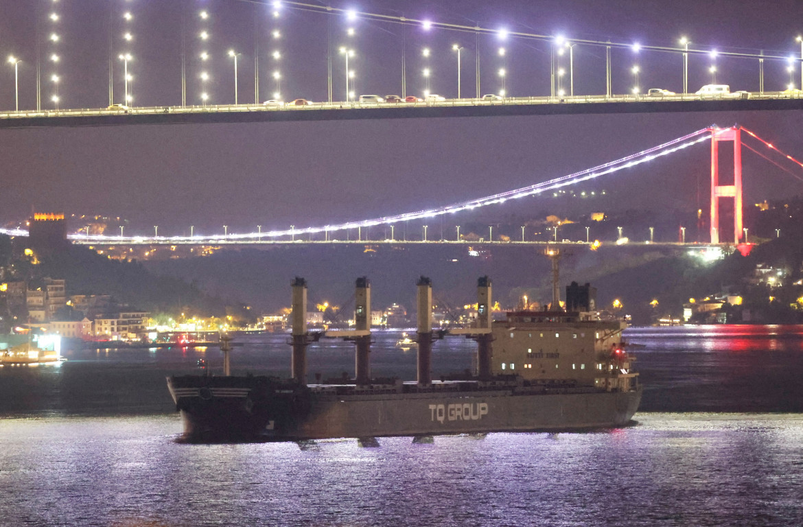 Buques con granos en el Mar Negro. Foto: REUTERS.