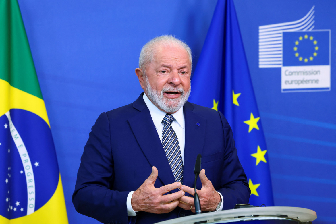 Lula da Silva na cúpula UE-CELAC.  Foto: Reuters.