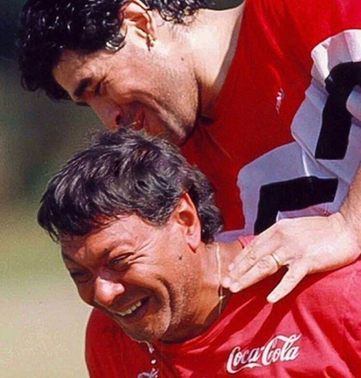 Galíndez y Maradona. Foto: @galindez86ok