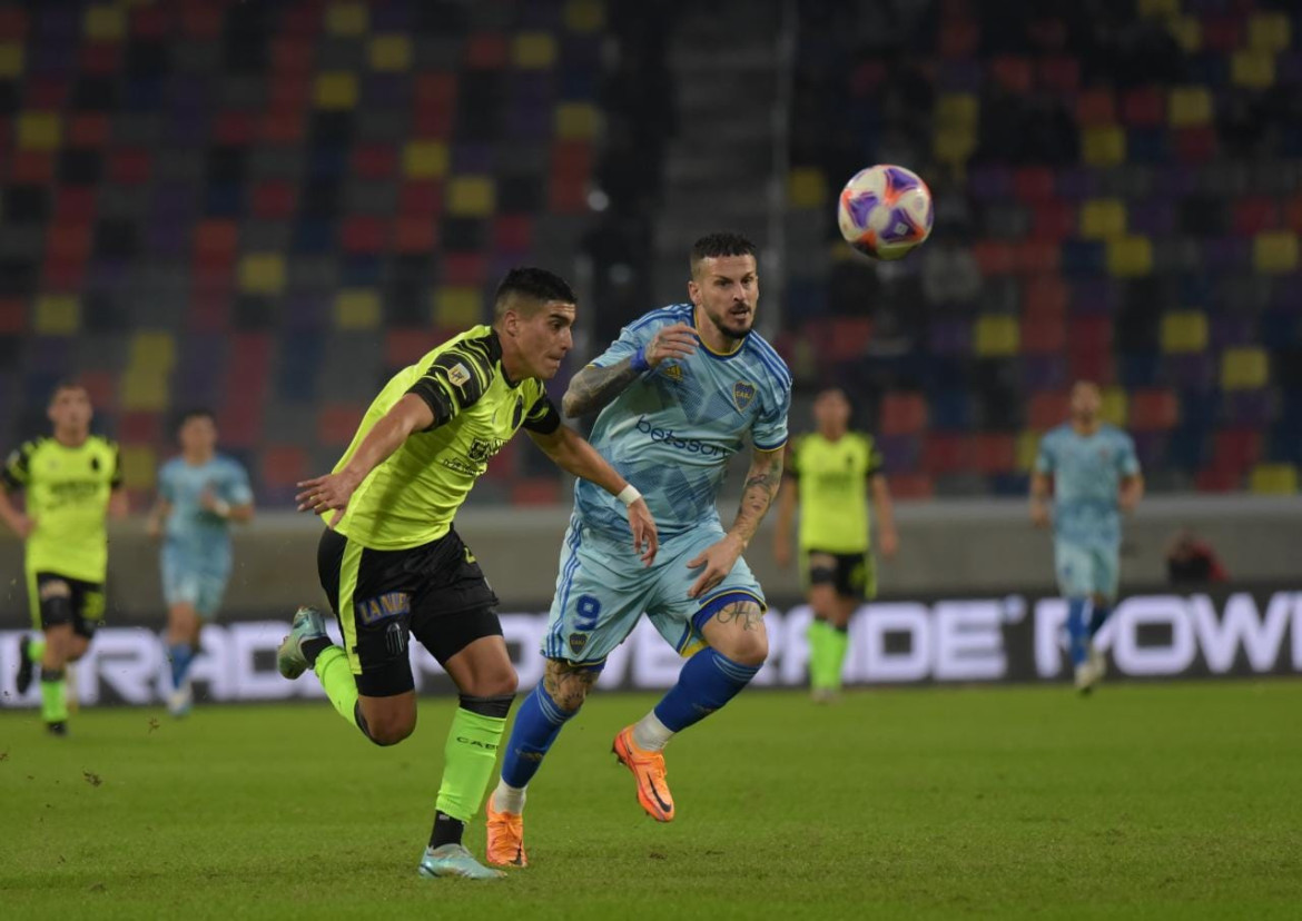 Darío Benedetto; Barracas vs. Boca. Foto: Twitter @Copa_Argentina.