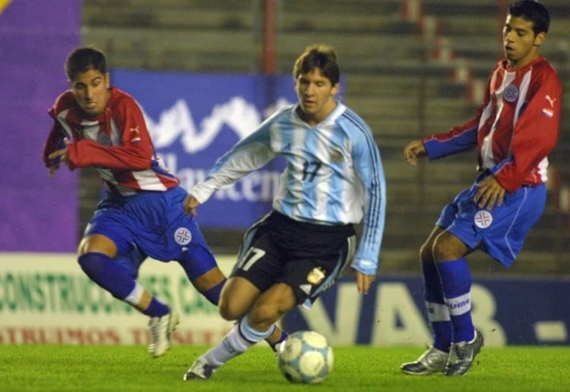 Lionel Messi vs Paraguay. Foto: archivo.