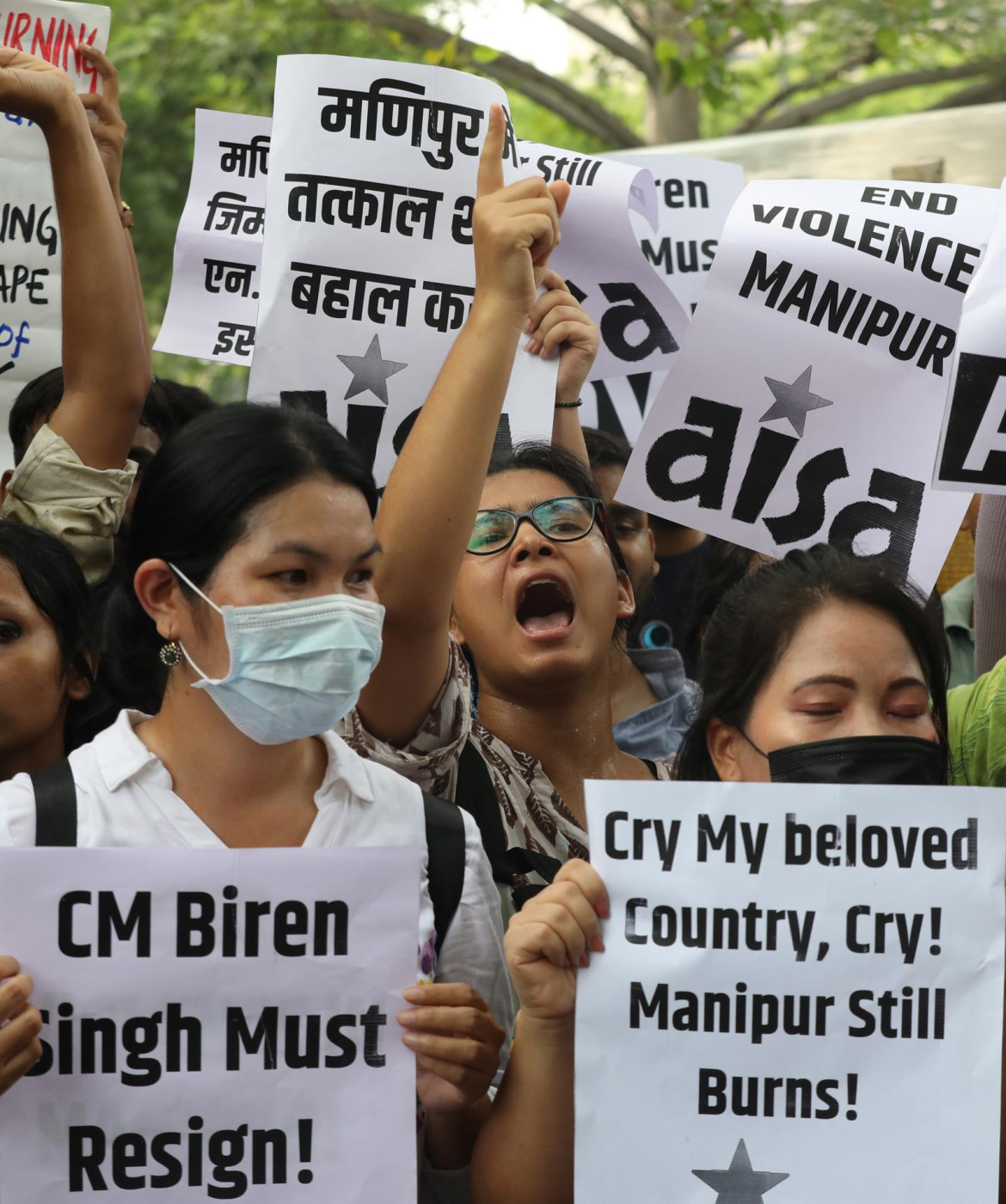Protestas en India contra la violencia hacia las mujeres. Foto: Reuters.