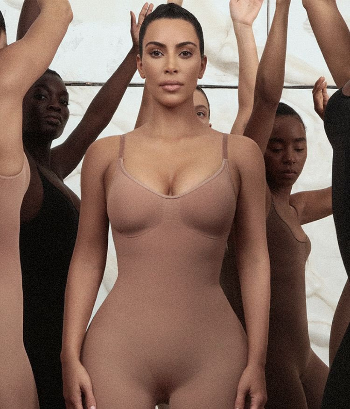 Skims, la marca de Kim Kardashian. Foto: Twitter.