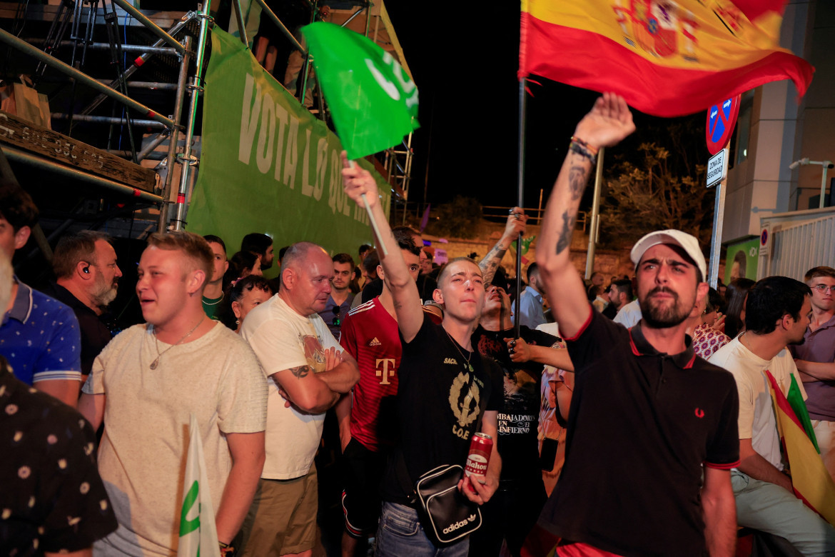 Votantes de VOX. Foto: Reuters.