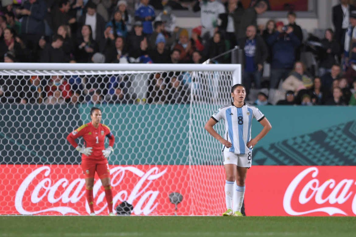 Mundial de fútbol femenino. Argentina vs. Italia. Foto: Télam.