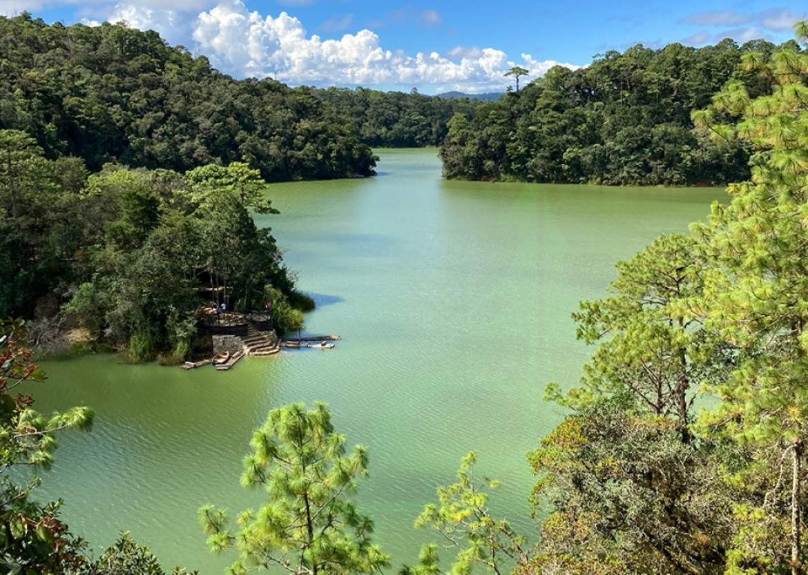 Lagunas de Montebello. Foto: Twitter/4CNewsMx