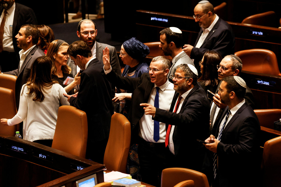 Discusión sobre la reforma judicial en Israel. Foto: Reuters.