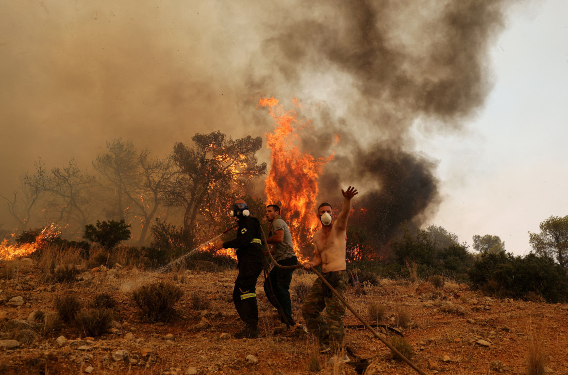 Incendio forestal. Foto: Reuters.